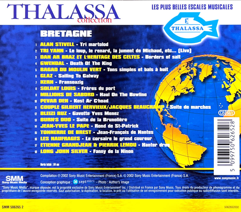 the back of a cd with a map of the world on it