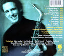 a cd cover with a man holding a saxophone