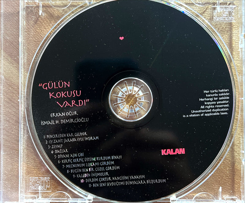 a cd with a picture of a clock on it