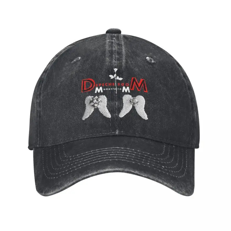 Casquette Depeche Mode Memento Mori - Unisexe en Coton, Style Vintage
