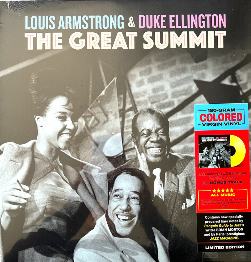 Louis Armstrong & Duke Ellington LP The Great Summit - Vinyle Jaune