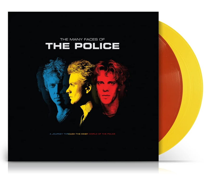 Compilation 2xLP The Many Faces Of The Police (A Journey Through The Inner World Of The Police) - Limited Edition, Stereo, 180gr, blue and red vinyl