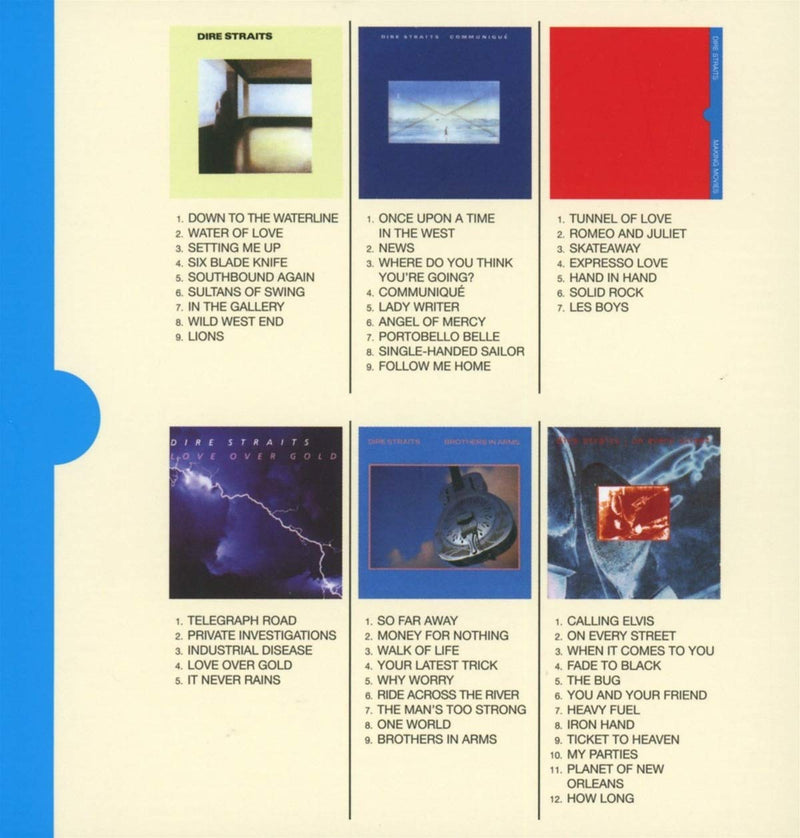 Dire Straits ‎Coffret 6xCD The Studio Albums 1978 - 1991 - Tirage Limité - Europe