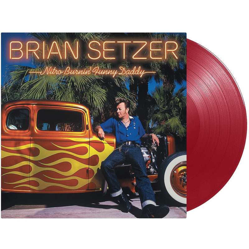 Brian Setzer LP Nitro Burnin’ Funny Daddy - Édition Limitée Vinyle Rouge Transparent