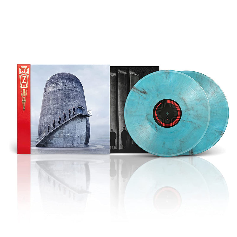 Rammstein 2x12" Zeit - Tirage limité, Vinyles bleus marbrés