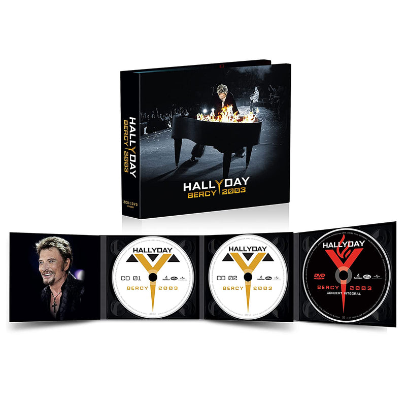 Johnny Hallyday 2xCD + DVD Bercy 2003 - Digipak