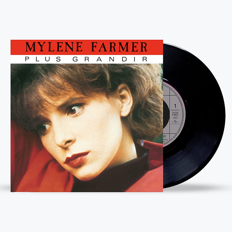 Mylène Farmer 7" Plus Grandir - Réédition 2021, Tirage limité 1000 exemplaires numéroté - France
