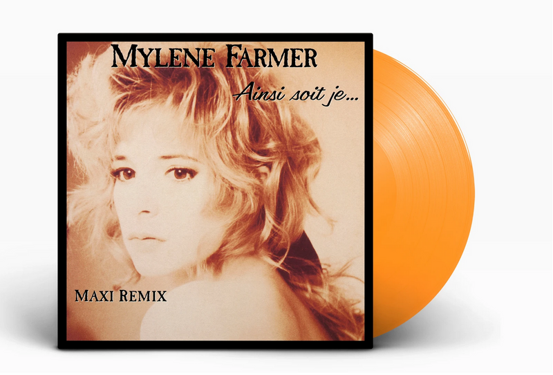 Mylène Farmer ‎12" Ainsi Soit Je... (Maxi Remix) - Tirage Limité, Vinyle Orange - France