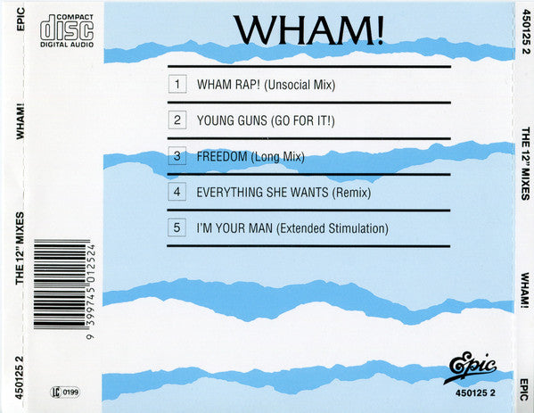 Wham! ‎CD The 12" Mixes - Australia