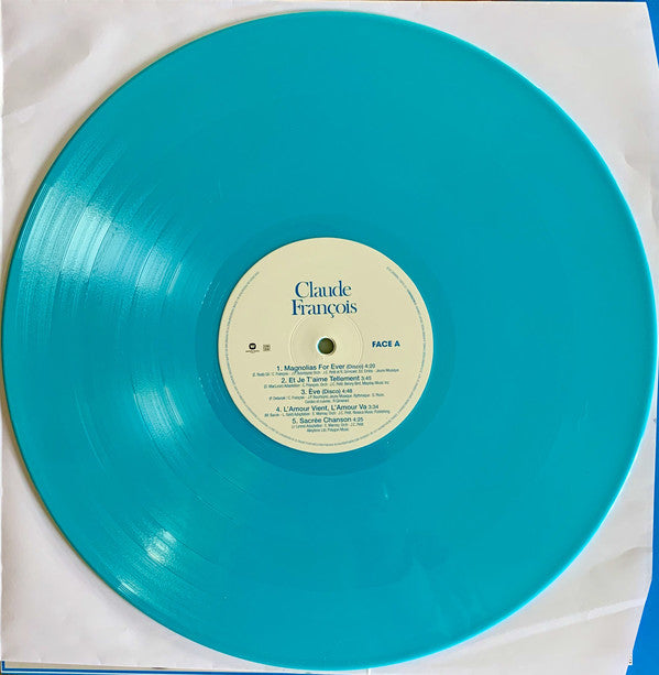 Claude François ‎LP Magnolias For Ever - Tirage Limité Vinyle Bleu - France