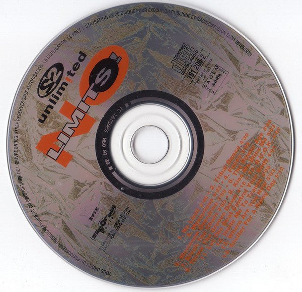 2 Unlimited ‎CD No Limits ! - France