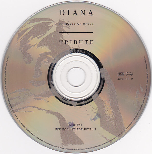 Compilation ‎2xCD Diana (Princess Of Wales) Tribute - UK & Europe (G+/G+)
