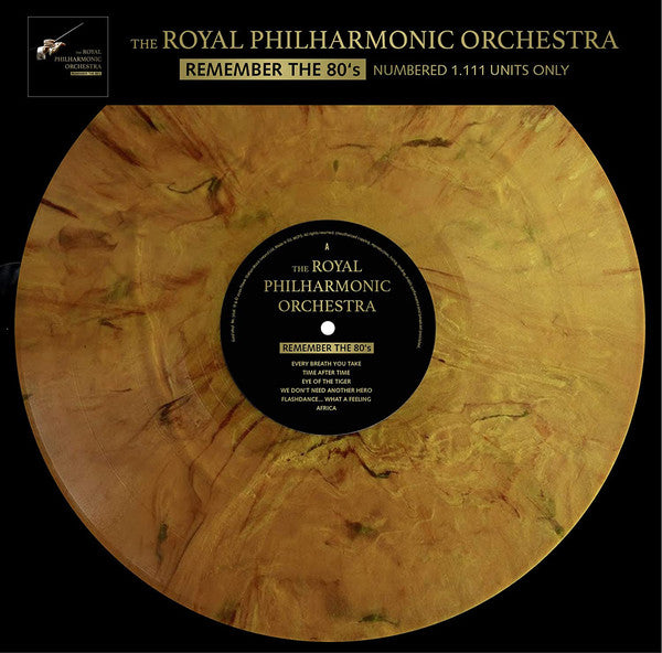 The Royal Philharmonic Orchestra ‎LP Remember The 80's - Vinyle marbré, Tirage limité 1111 ex - Europe