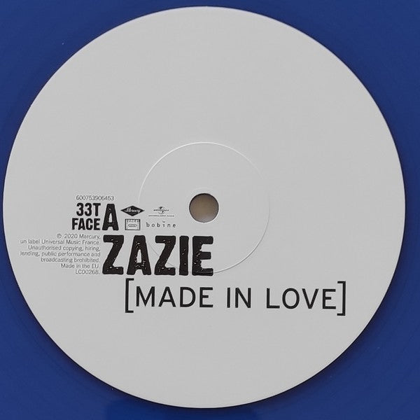 Zazie ‎2xLP Made In Love - Vinyles bleus - France
