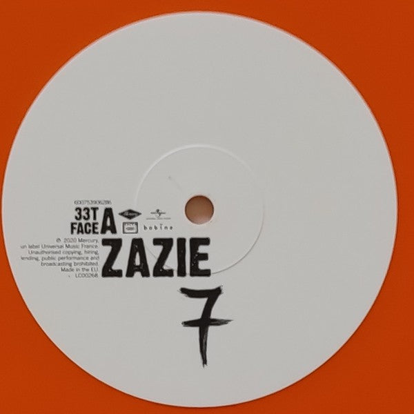 Zazie 2xLP 7 - Vinyles oranges - France (M/M - Scellé)