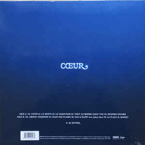 Clara Luciani ‎LP Cœur - Edition Spéciale Vinyle Bleu - France