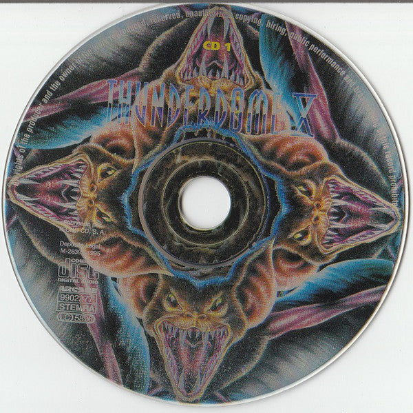 Compilation ‎2xCD Thunderdome X - Sucking For Blood - Spain