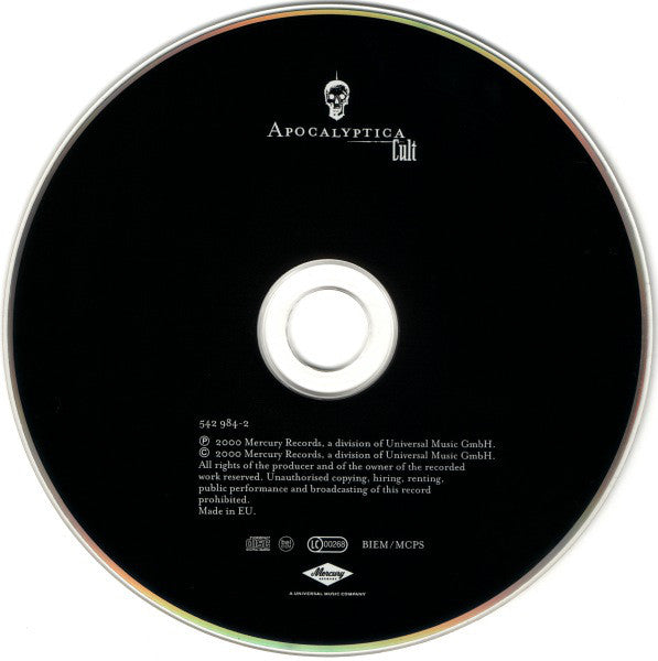 Apocalyptica ‎CD Cult - Europe (M/M)
