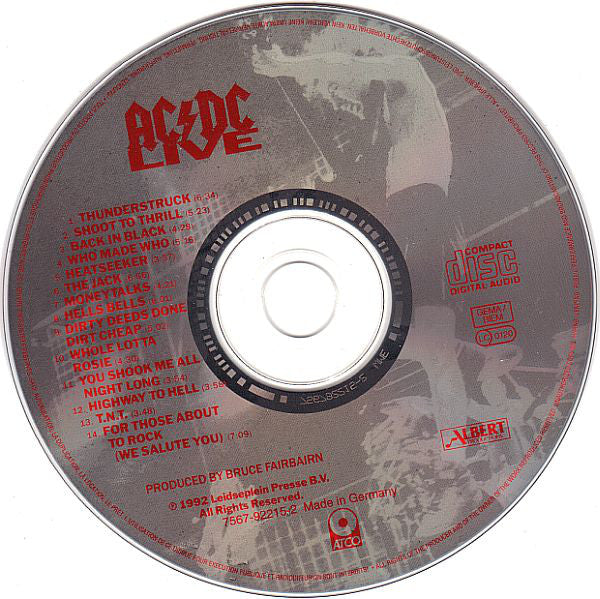 AC/DC ‎CD Live - Germany