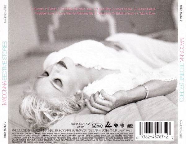 Madonna ‎CD Bedtime Stories - Europe