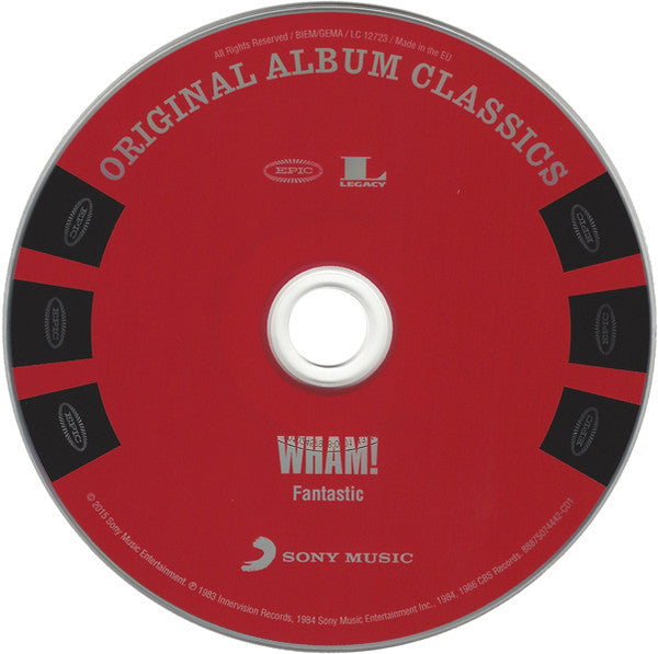 Wham! ‎3xCD Original Album Classics - Europe