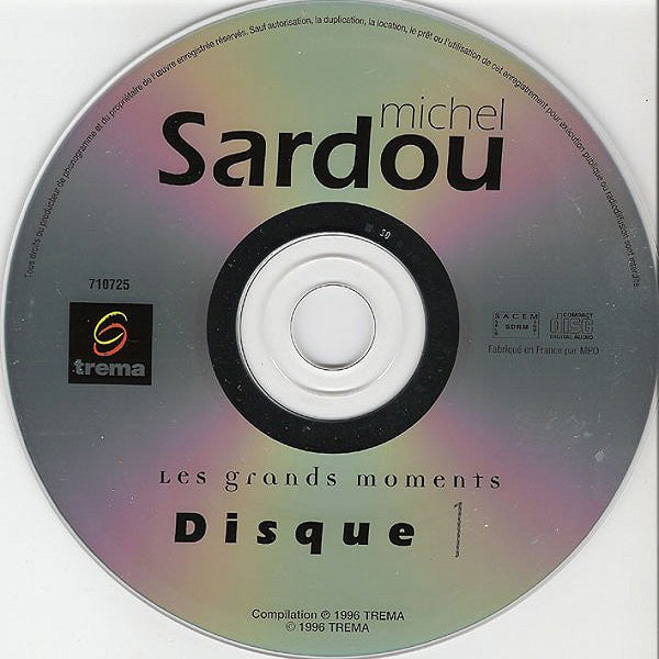 Michel Sardou ‎2xCD Les Grands Moments - Digibook - France