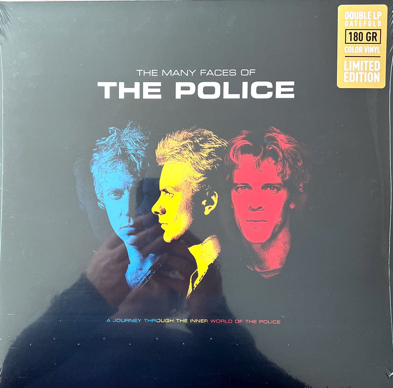 Compilation 2xLP The Many Faces Of The Police (A Journey Through The Inner World Of The Police) - Limited Edition, Stereo, 180gr, blue and red vinyl