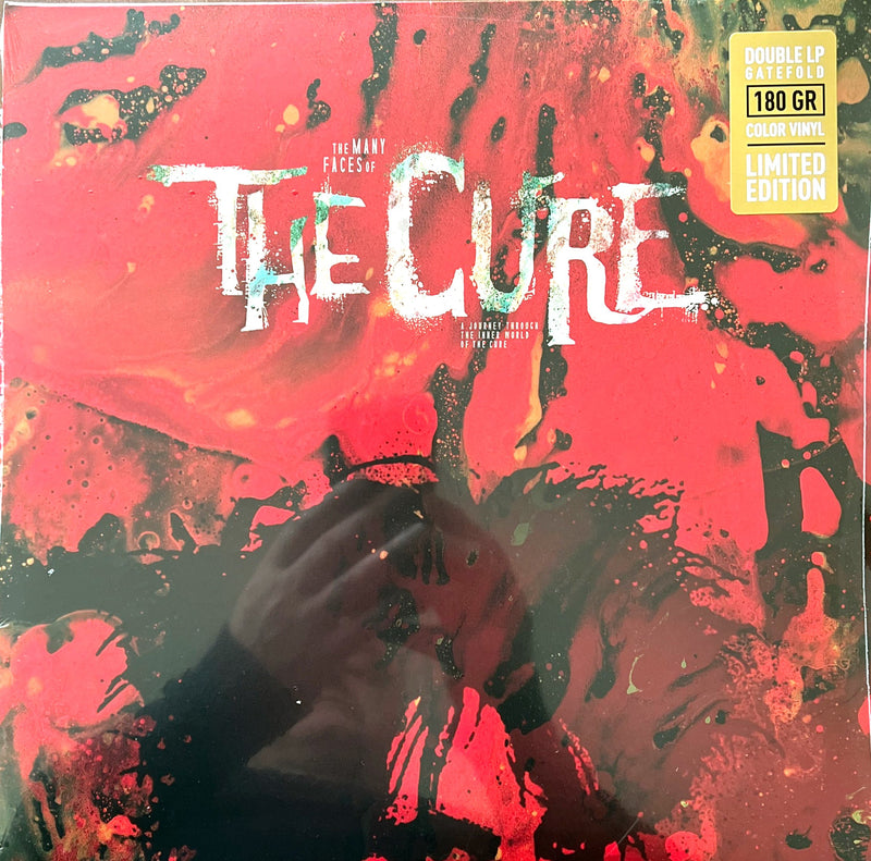 Compilation 2xLP The Many Faces Of The Cure - Tirage Limité, Vinyles Rouges
