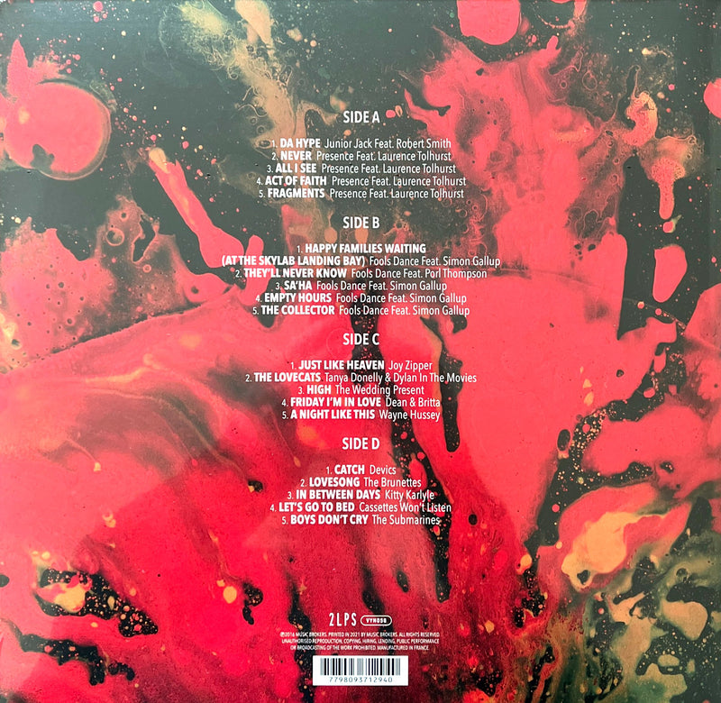 Compilation 2xLP The Many Faces Of The Cure - Tirage Limité, Vinyles Rouges