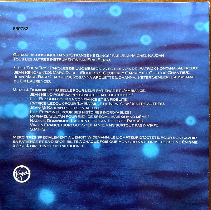 Eric Serra CD Le Grand Bleu: Volume 2 (Bande Originale Du Film De Luc Besson) - Netherlands