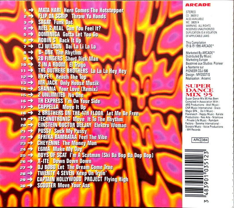 Compilation CD Super Dance Mix 95 - France
