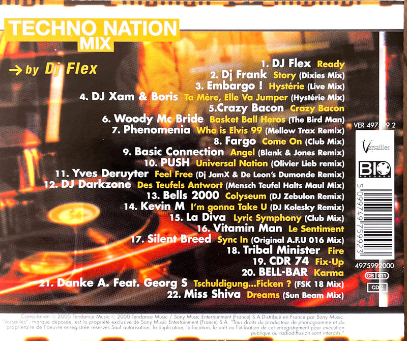 DJ Flex CD Techno Nation Mix - France