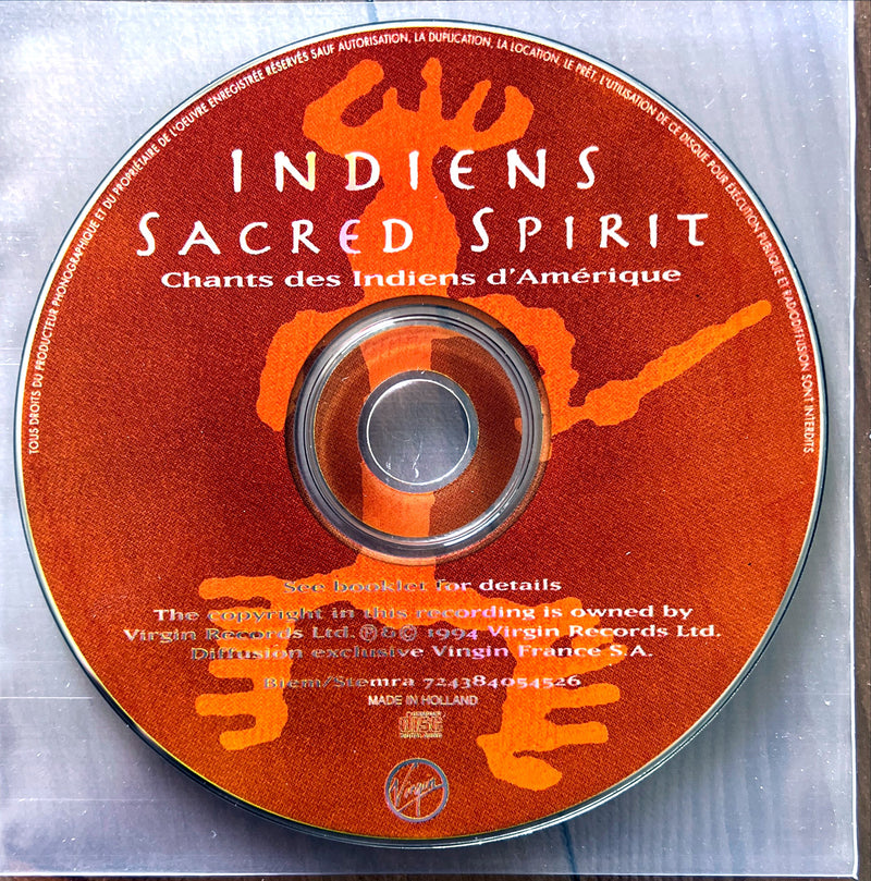 Indiens - Sacred Spirit CD Chants Des Indiens D' Amérique - France