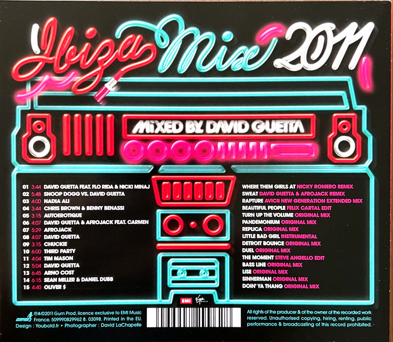 Cathy & David Guetta CD F*** Me I'm Famous Ibiza Mix 2011