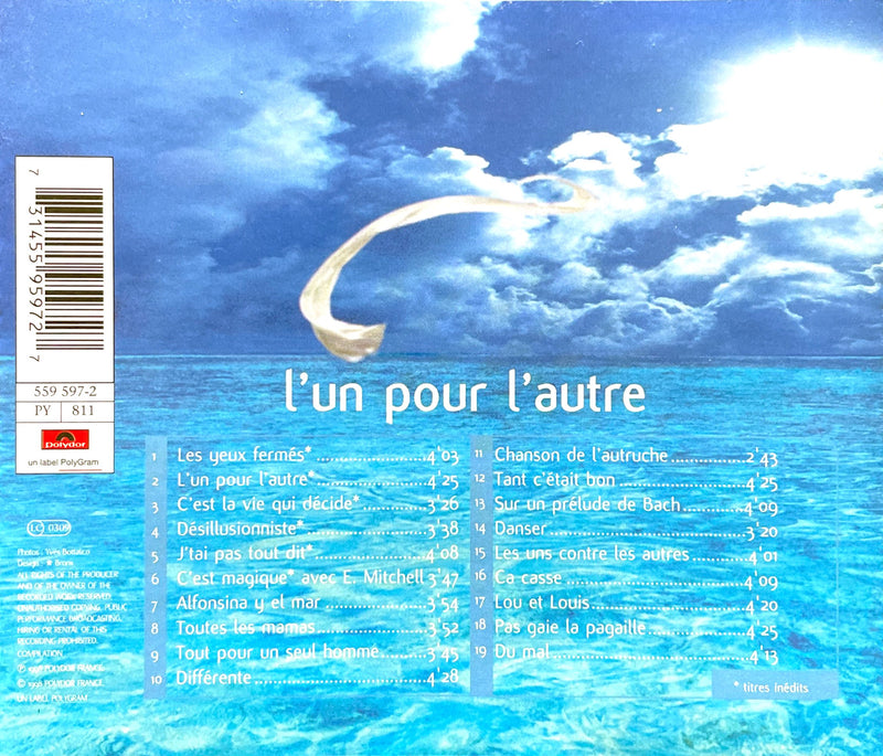 Maurane ‎CD L'Un Pour L'Autre - France