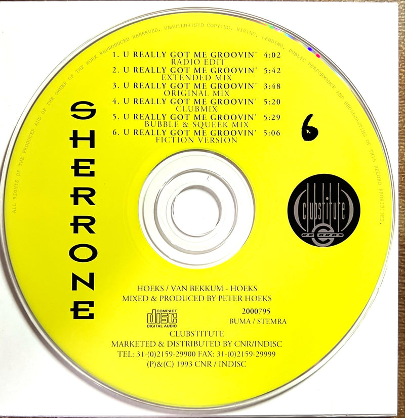 Sherrone Maxi CD U Really Got Me Groovin'