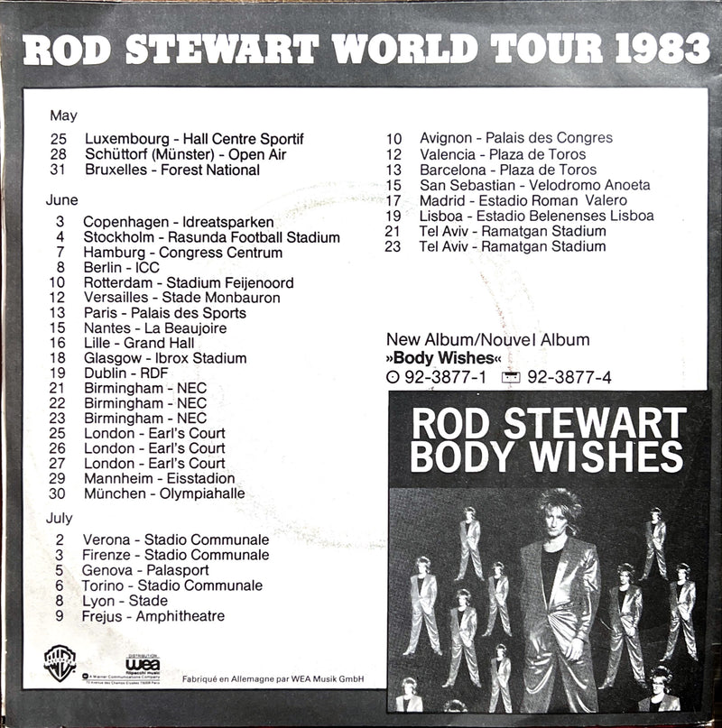 Rod Stewart 7" Baby Jane - France
