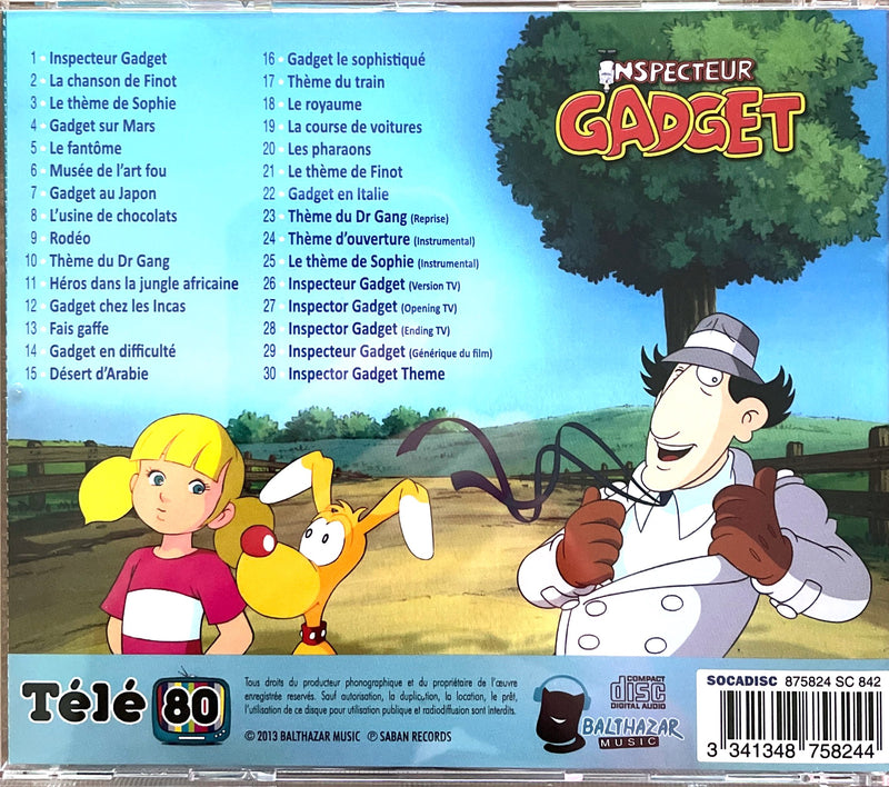 Compilation CD Inspecteur Gadget ★ 30 ème anniversaire - France (M/M)