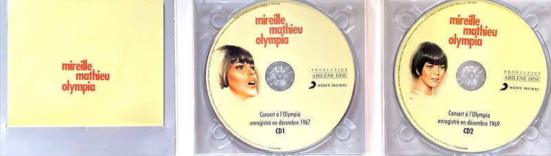Mireille Mathieu 2xCD Olympia - Digipak - Europe