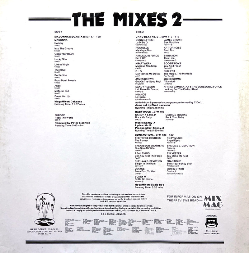 Compilation LP January 87 - Mixes 2