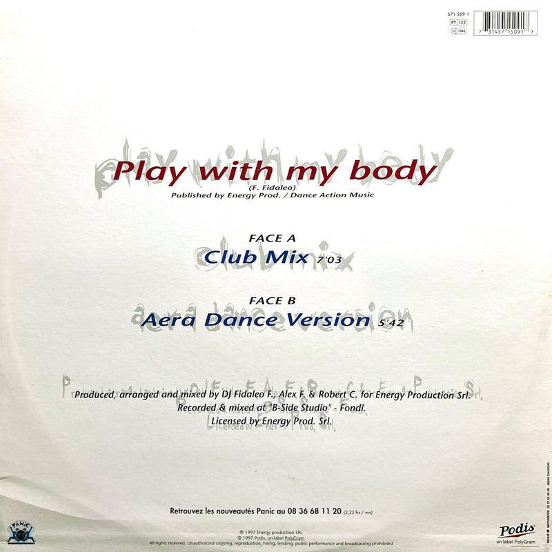 Fidaleo 12" Play With My Body - France