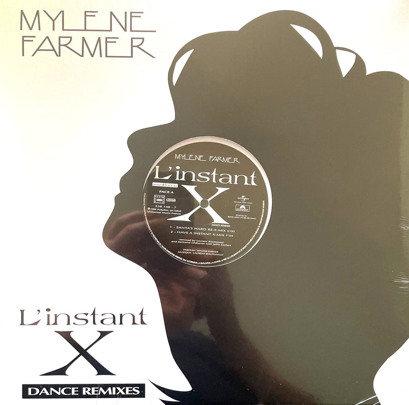 Mylène Farmer ‎12" L'Instant X (Dance Remixes) - Tirage Limité Vinyle Blanc - France
