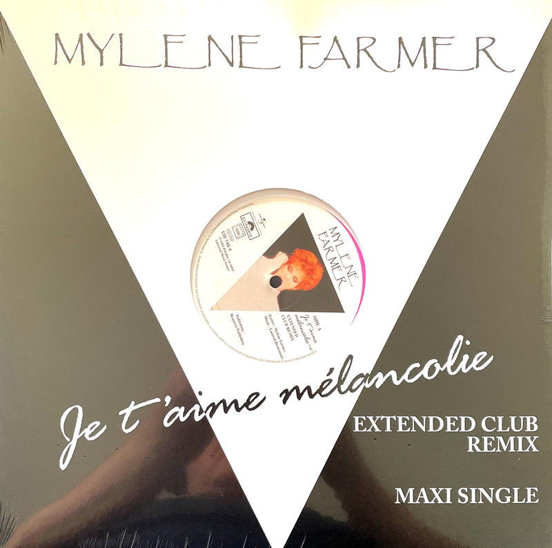 Mylène Farmer ‎12" Je T'Aime Mélancolie - Tirage Limité Vinyle Rose - France