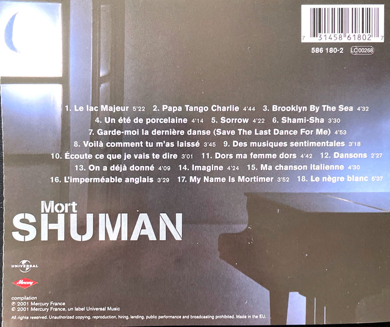 Mort Shuman ‎CD Best Of - France