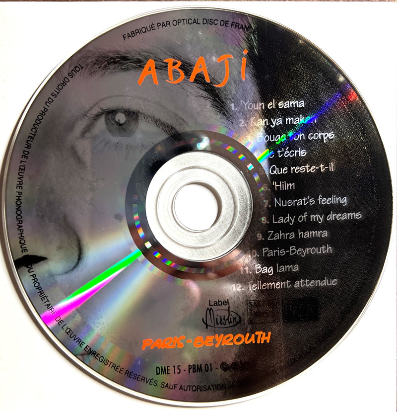 Abaji CD Paris-Beyrouth