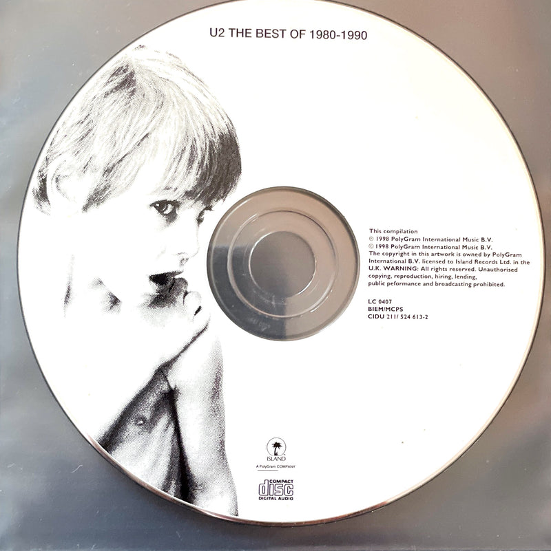 U2 ‎CD The Best Of 1980-1990 - UK & Europe