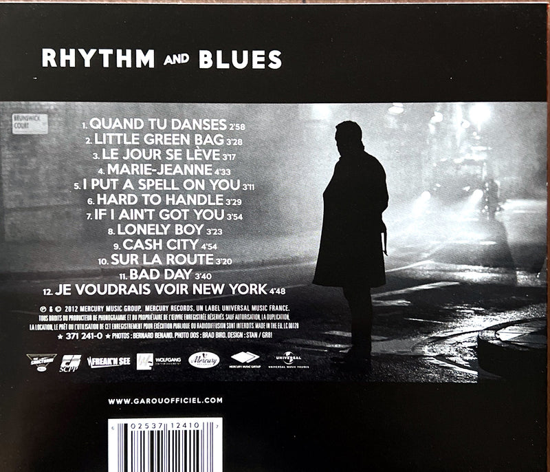 Garou CD Rhythm And Blues - France