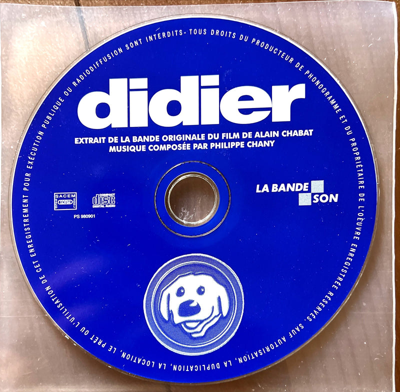 Philippe Chany CD Bande Originale Du Film "Didier"