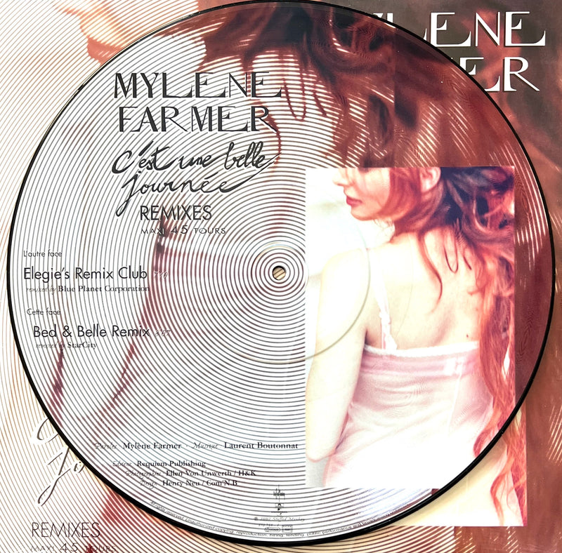 Mylène Farmer 12" C'Est Une Belle Journée (Remixes) - Picture Disc - France