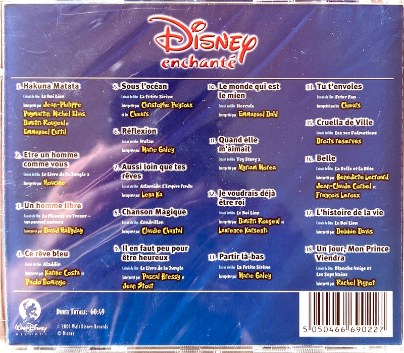 Compilation CD Disney Enchanté - Bandes Originales Des Films